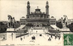 Paris - 16 - Le Pont d'Iena et le Trocadero - CPA 