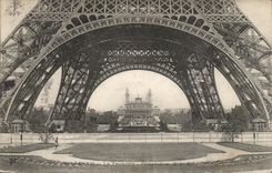 Paris - 16 - Le Trocadero - Perspective - Tour Eiffel - Eiffel Tower - CPA 