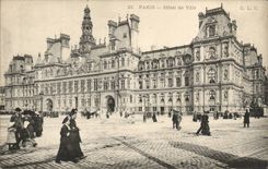 Paris - 4 - Hotel de Ville - CPA 