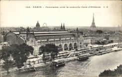 Paris - 13 - Panorama vers la nouvelle Gare d'Orleans - CPA Tour Eiffel