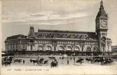Paris - 12 - Gare du Lyon - cheval - horse - CPA 