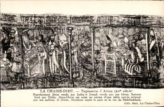 The Chair God CPA Tapestries of Arras Representing Jesus sold by Judas and Joseph