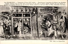 The Chair God CPA Tapisseries of Arras Representing the appearance of Jesus has his disciples