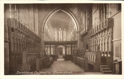 Great BRitain Dunblane cathedral CPA Choir west