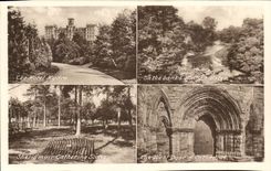 Great BRitain Dunblane CPA The hotel Hydro On the banks of Allan water Sheriff muir Gathering stone 