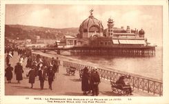 Nizza CPA der Weg von Englisch und von Gaumen des Piers