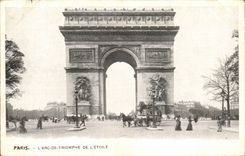 Paris CPA Arc de Triomphe of star