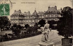 Paris CPA Garden of Luxembourg
