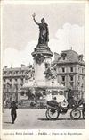 Paris CPA Places Republic