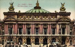 Paris CPA the opera