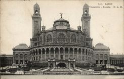 Paris CPA Trocadero Frontage