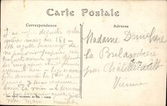 Paris CPA Palais de Justice la tour de l'horloge
