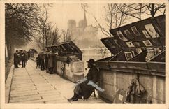 Paris CPA Les bouquinistes du quai de la Tournelle