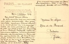 Paris CPA Les bouquinistes du quai de la Tournelle