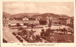 Nettes CPA setzt Massena das Kasino und die Garten