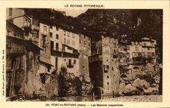 Vercors CPA Bridge in Royans suspended houses