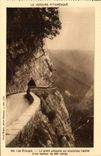 Vercors CPA Valley of Bourne the large chasm which overhangs the abyss a height of 500 bills of quantities Ecouges