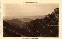 Vercors CPA Panorama of the collar of Rousset
