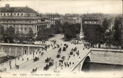 Paris CPA Place du Chatelet 