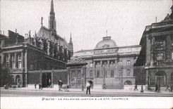 Paris CPA Palais de justice et la sainte chapelle