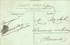 Paris CPA the street Soufflot and the Pantheon