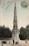 Wood of Vincennes CPA the obelisk