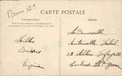 Wood of Vincennes CPA the obelisk