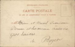 CPA Fantaisie Bonne annee Fer a cheval