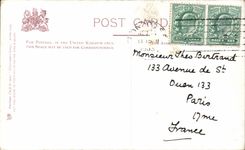 CPA Fantasy Illustrated songs Auld Lang Syne