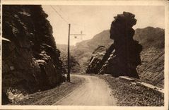 CPA Falle des Daluis Eingangs der Kehlen der Wachter