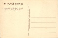 CPA Falle des Daluis Eingangs der Kehlen der Wachter