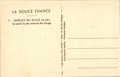 CPA Falle von Cians das Teil mehr resserree der Kehlen