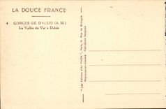 CPA Schluchten von Daluis das Tal des VAr hat Daluis