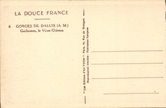 CPA Falle von Daluis falzt das alte Schloss