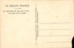 CPA Schluchten von Daluis das Tal des VAr hat Daluis