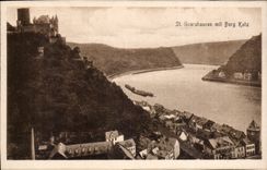 CPA St Goarshausen put Burg Katz