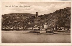 CPA Caub put der Pfalz U Burg Gutenfels