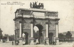 Paris CPA Arc de triomphe du carrousel