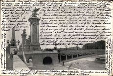 Paris CPA the bridge Alexandre III