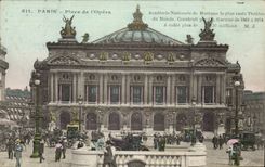 Paris CPA Place de l'opera Academie de musique