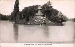 Paris CPA Lac du Bois de Boulogne