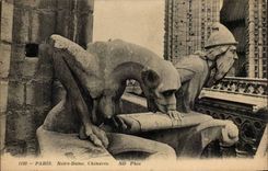 Paris CPA Notre Dame Chimeres