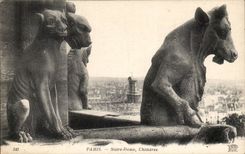 Paris CPA Notre Dame Chimeres