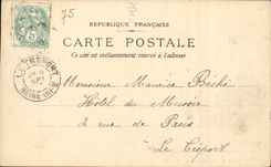 Paris CPA the door St Denis