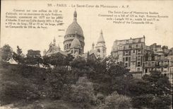 Paris CPA Le Sacre Coeur de Montmartre