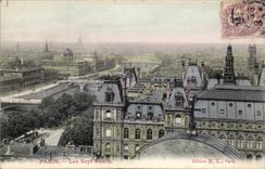 Paris CPA Les sept ponts