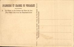 Versailles CPA the palate seen of the cabinet of the point of the day