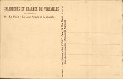 Versailles CPA royal court and the vault