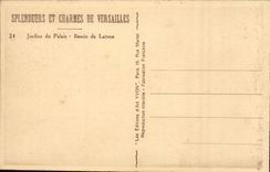 Versailles CPA Gardens of the palate Basin of Latone