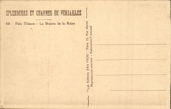 Versailles CPA Small Trianon the house of the queen